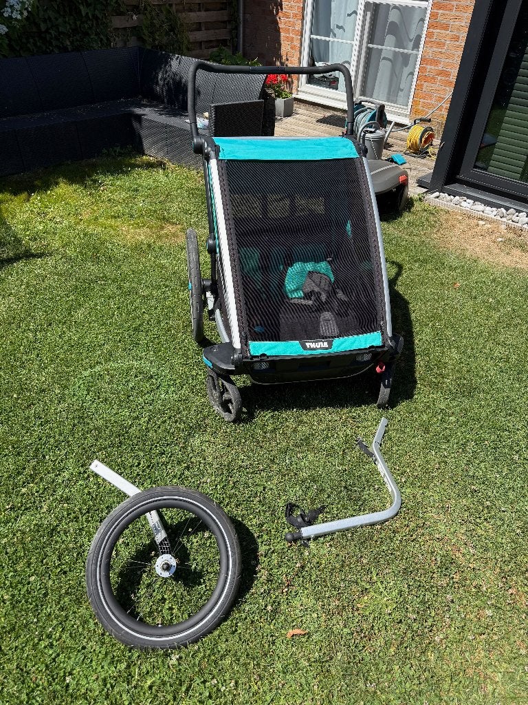 Thule remorque vélo, Vélos & Vélomoteurs, Pliable, Enlèvement, Utilisé, Remorque pour enfant