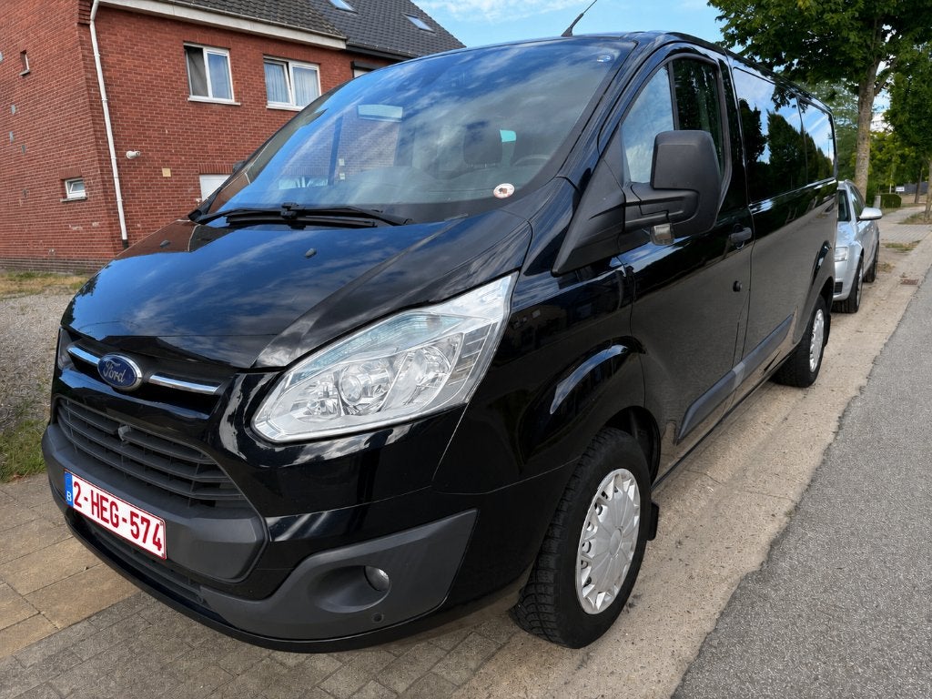Ford Transit Custom 2.2TDCi Dubbel Cabine 5-Zitpl GPS Camera, Autos, 2198 cm³, Euro 5, Achat, Boîte manuelle