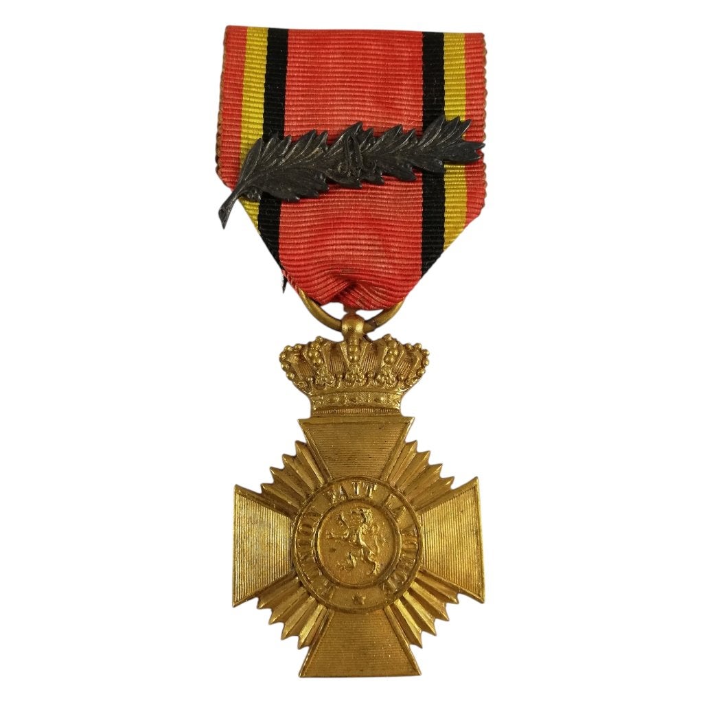 België - Militair Ereteken Moed en Toewijding 2de klasse, Ophalen of Verzenden, Landmacht, Lintje, Medaille of Wings