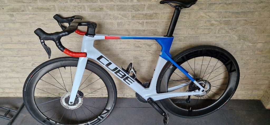 Cube Litening Aero C:68X , maat 56, Nieuwstaat., 28 inch, Carbon, Zo goed als nieuw, Meer dan 20 versnellingen