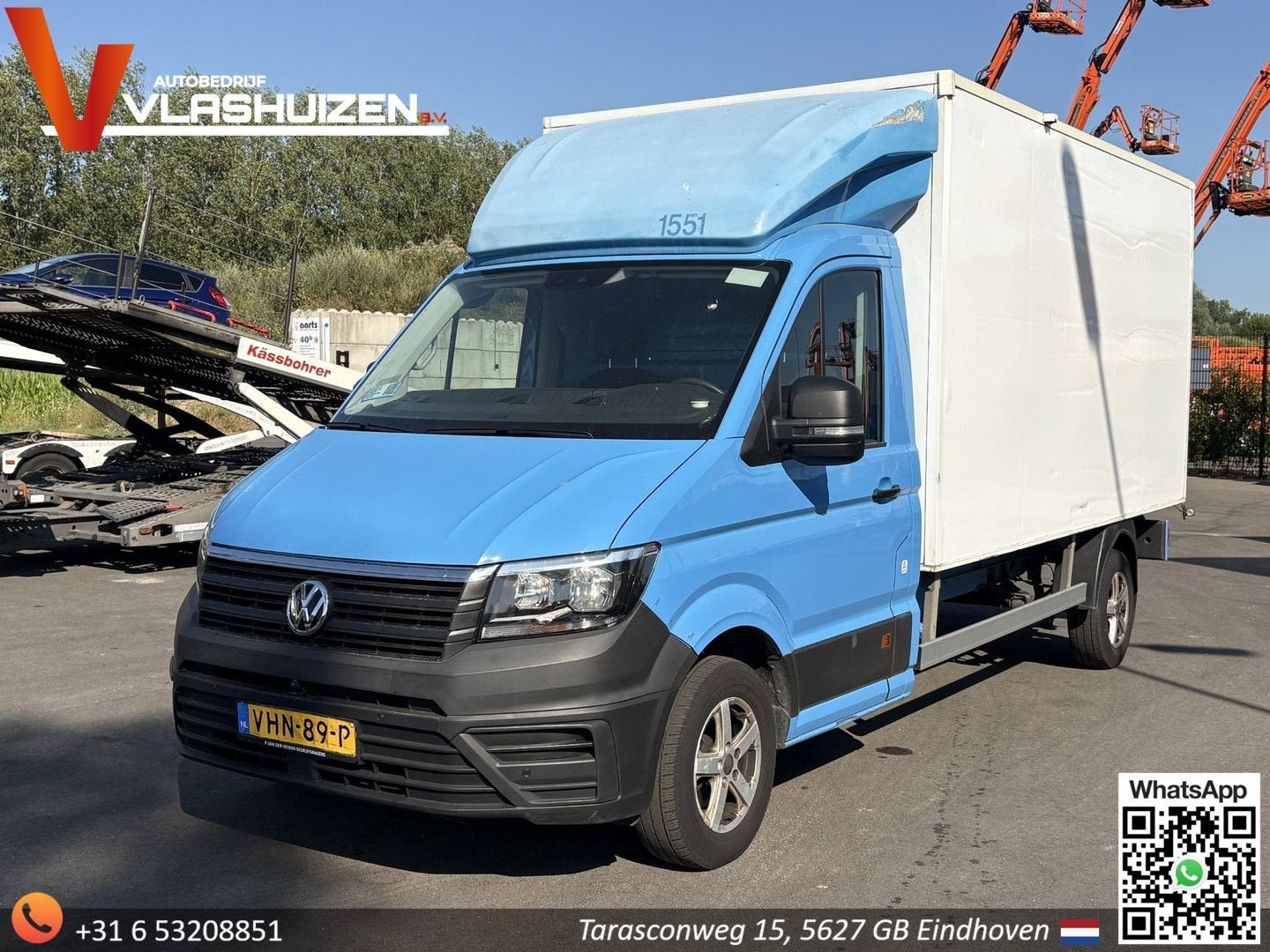 Volkswagen Crafter 35 2.0 TDI L4H3 | € 7.450,- NETTO! | Euro, Blauw, Bedrijf, 277 g/km, ABS