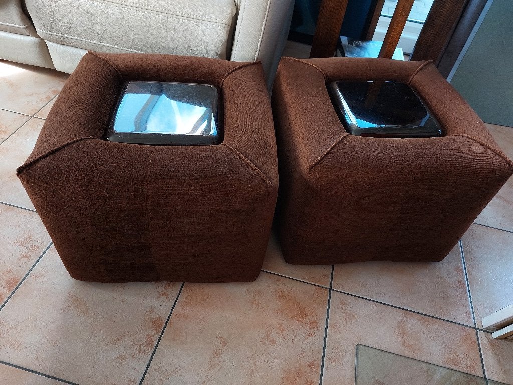 Design Cinna (Ligne Roset) 2 tables d'appoint N29 années 70, Enlèvement ou Envoi