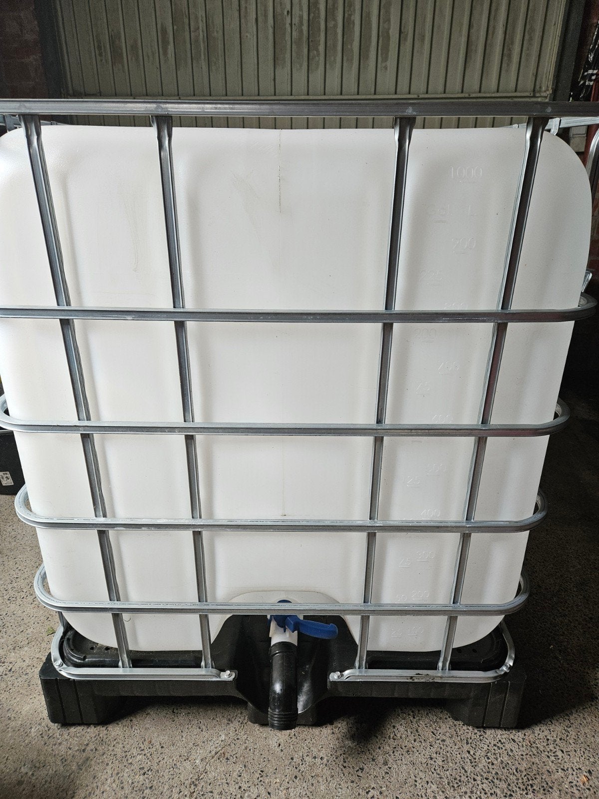 IBC container, 1000L, Ophalen