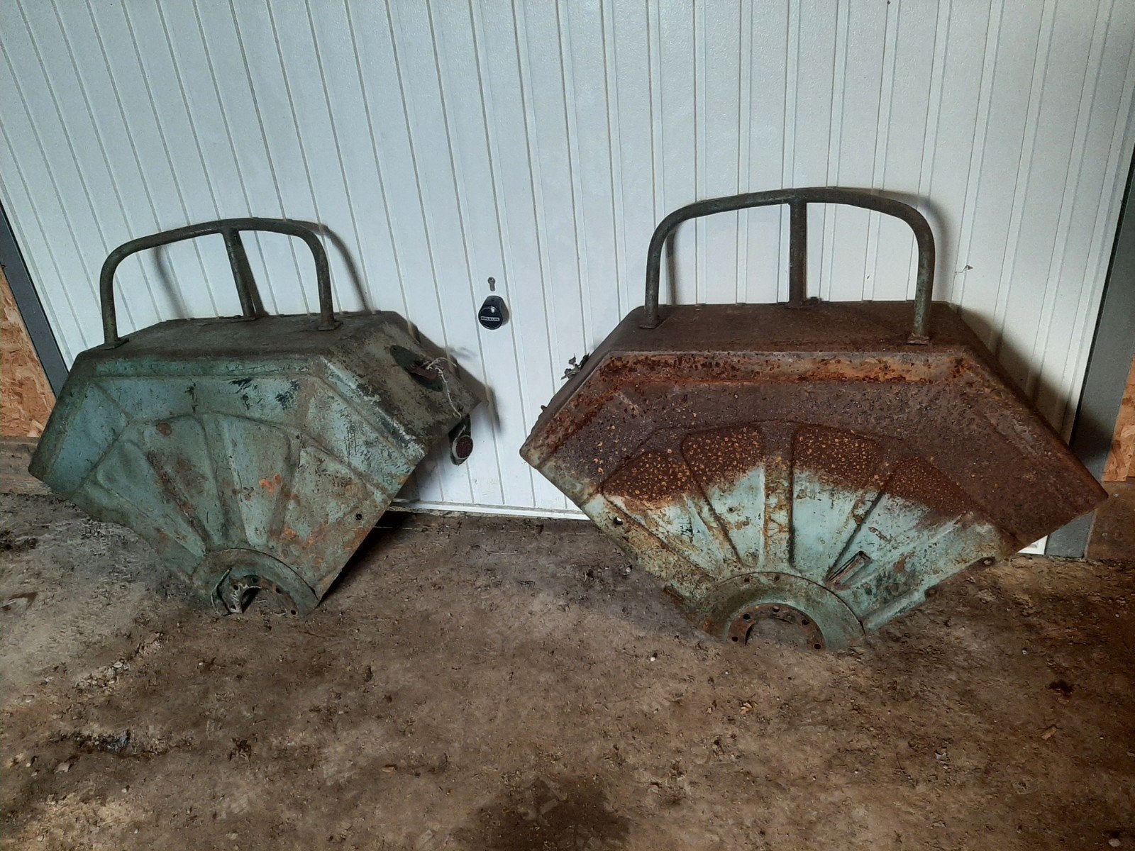 Oldtimer traktor spatborden, Zakelijke goederen, Ophalen