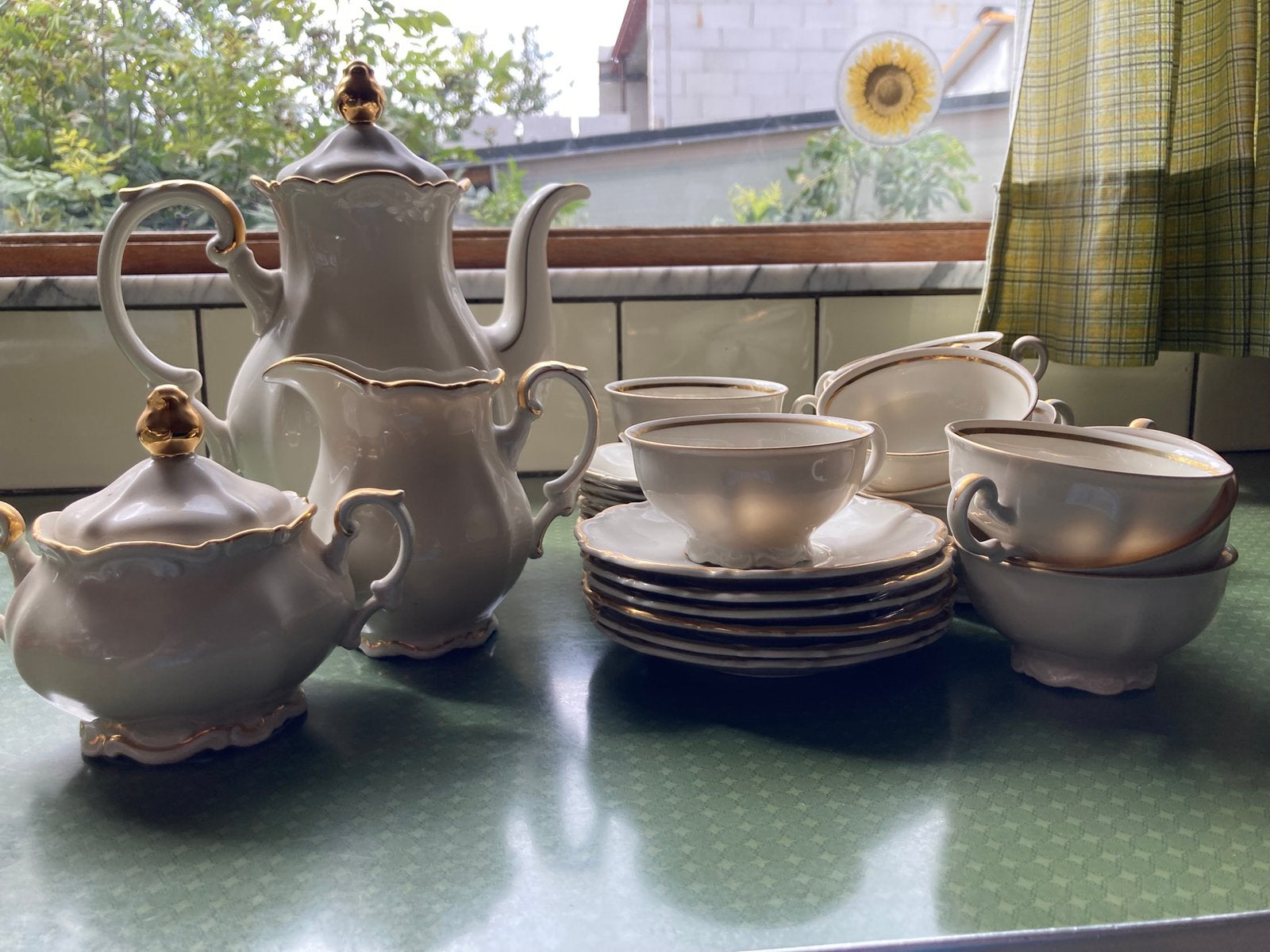 Mitterreich bavaria 8 delig koffieservies, Antiek en Kunst, Antiek | Servies compleet, Ophalen