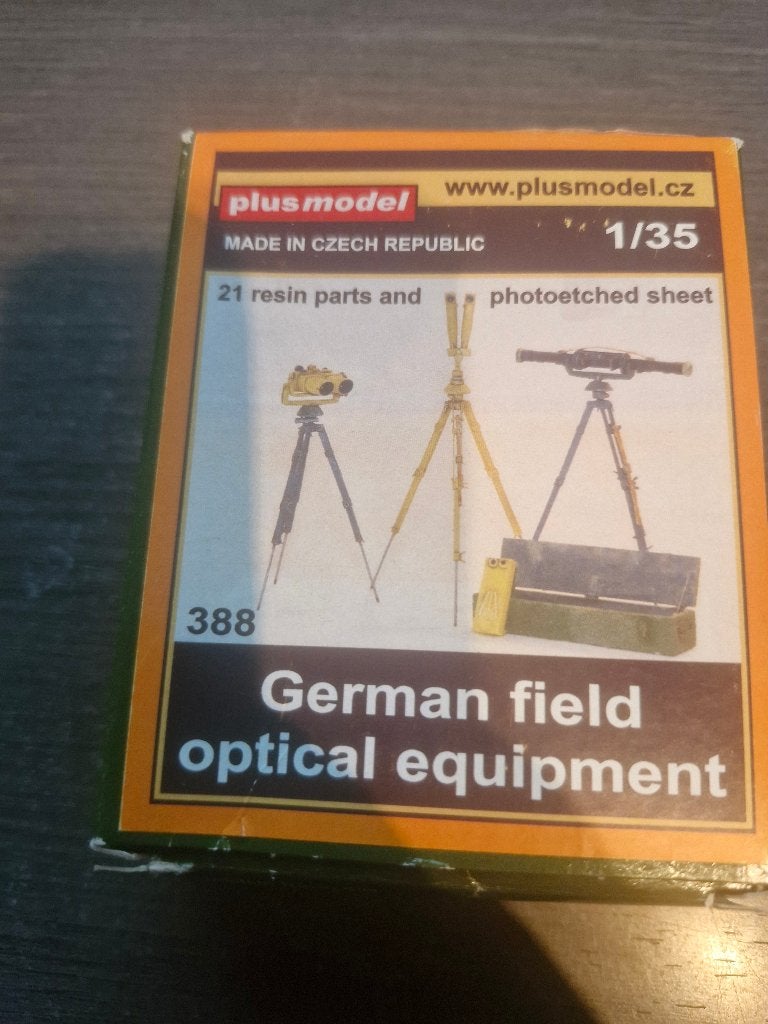 Plusmodel 1/35 German Field Optical Equipment, Hobby & Loisirs créatifs, Enlèvement ou Envoi, Neuf, 1:35 à 1:50, Diorama