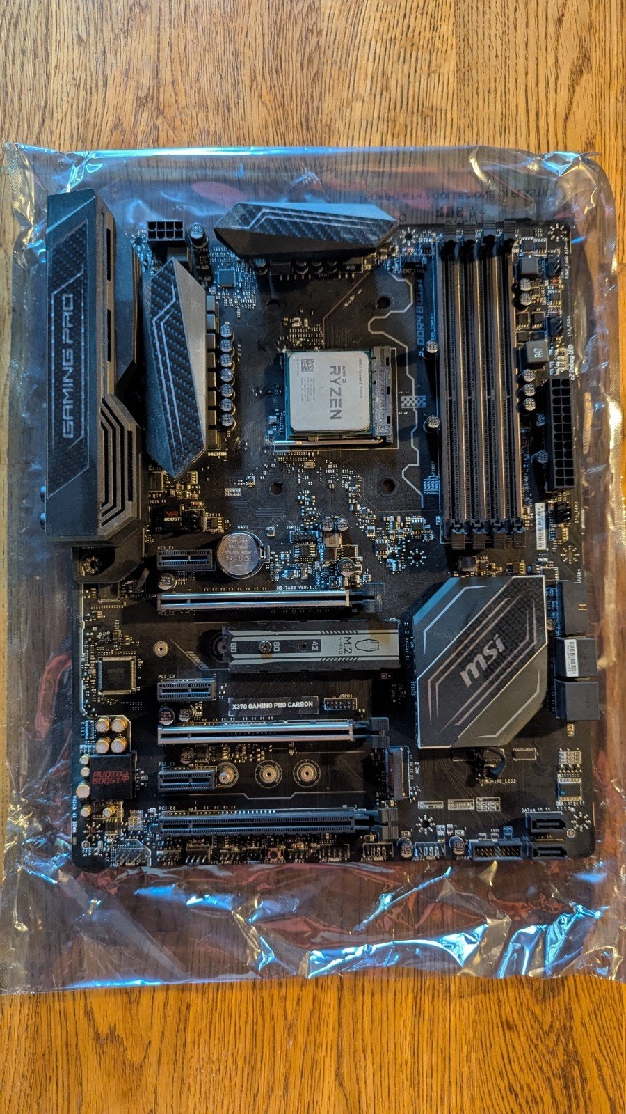 Carte mère MSI x370 + Ryzen 5 2600x, Informatique & Logiciels, Enlèvement ou Envoi, DDR4, Amd, Utilisé