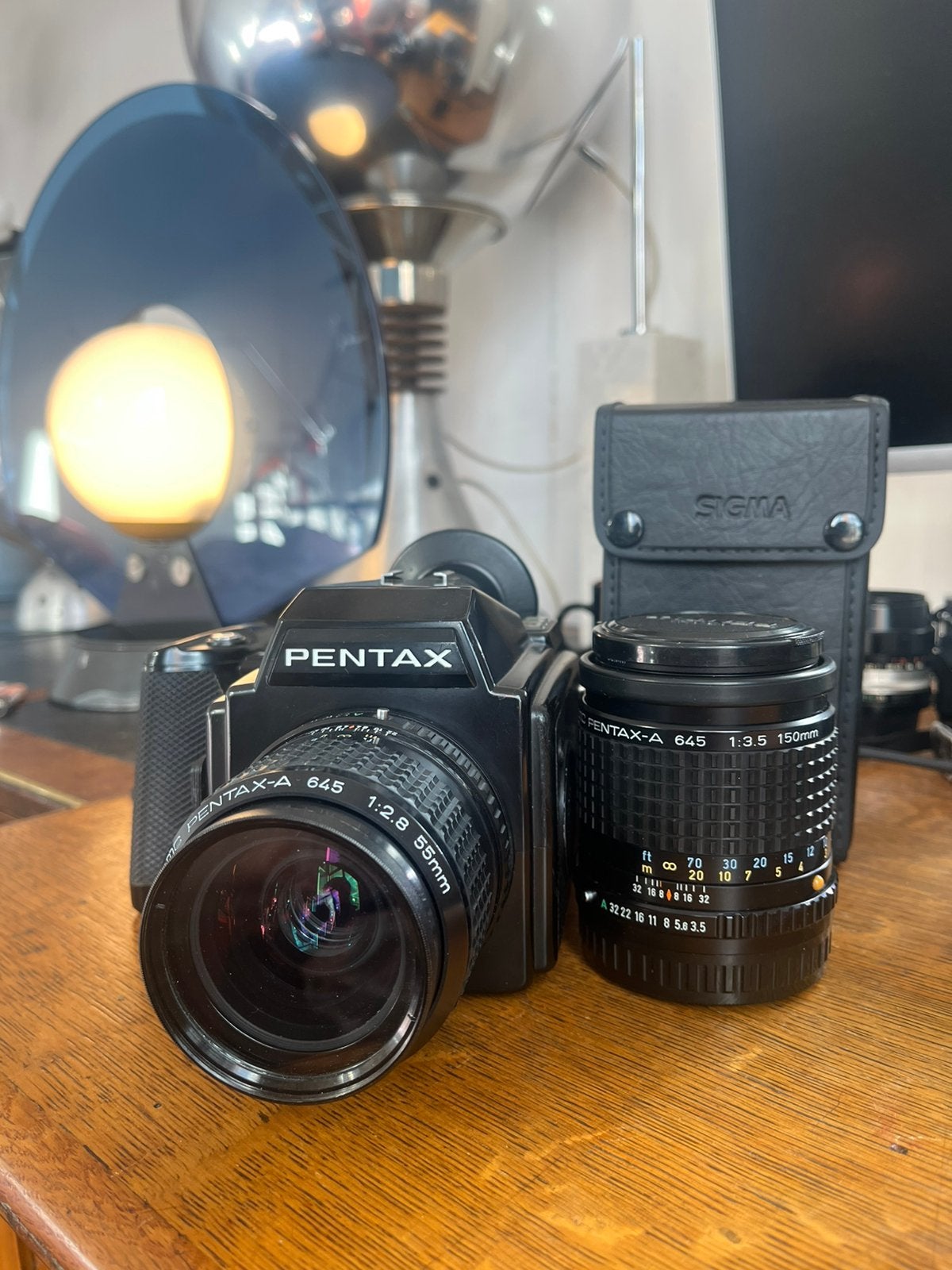 Pentax 645 + objectifs 55mm et 150mm, Enlèvement, Comme neuf, Compact, Pentax
