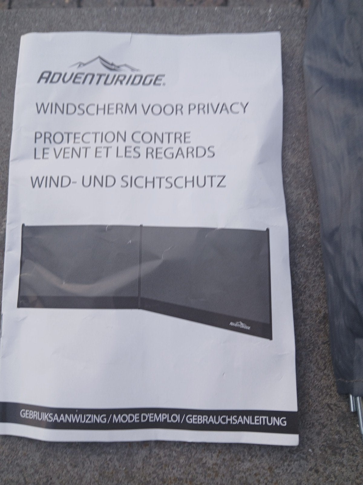 Adventuridge Wind- en Privacyscherm (400x145cm), Caravanes & Camping, Enlèvement ou Envoi