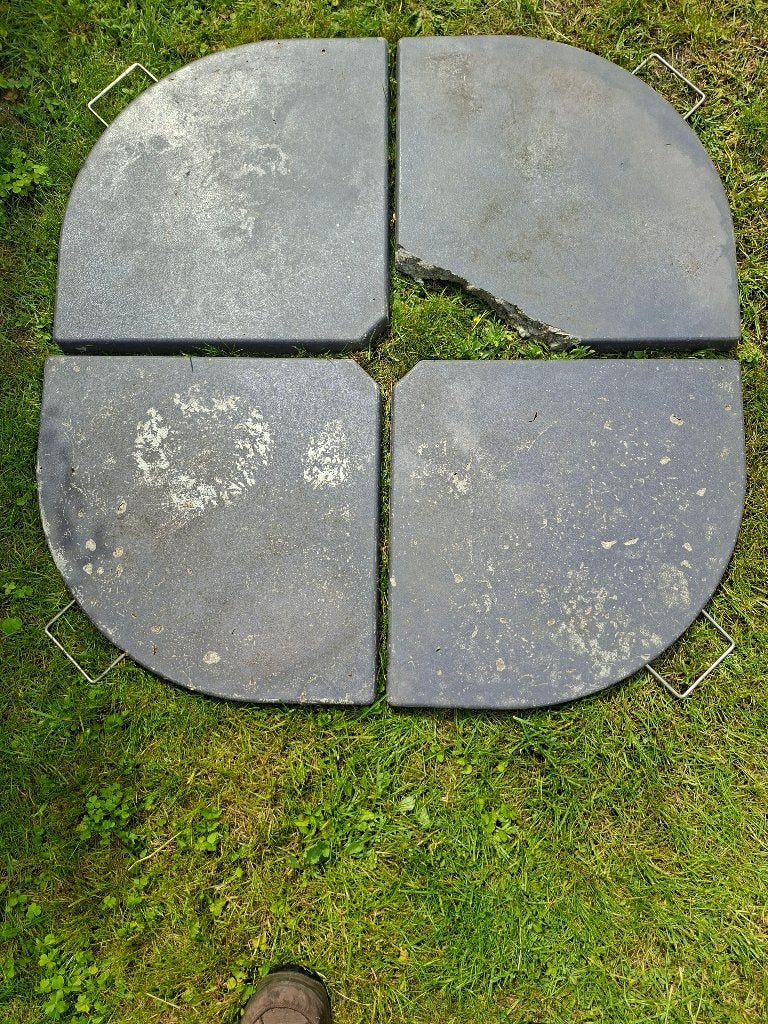 Stenen voor parasolvoet, Enlèvement, Utilisé, Moins de 1 mètre, Base de parasol