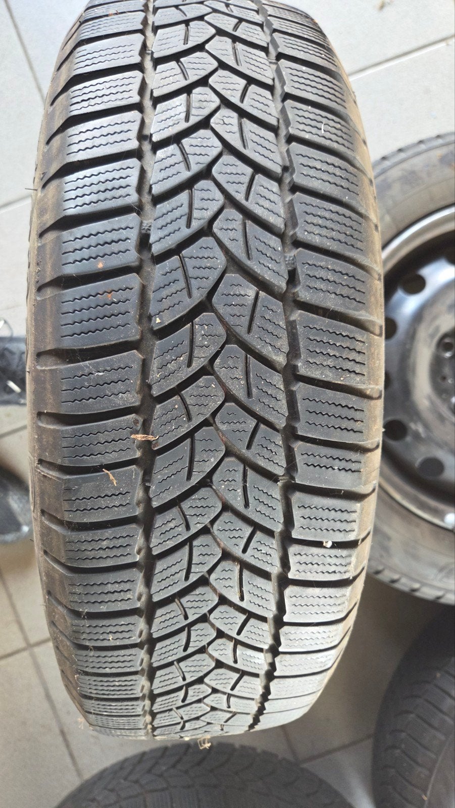 jantes + pneus hiver 175/65R14 82T, Enlèvement, Citroën