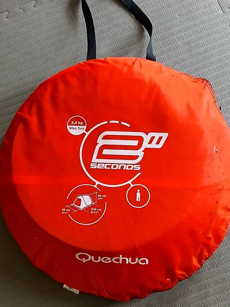 Tente Quechua 2 Seconds – 2 places – État neuf, Enlèvement, Neuf, Jusqu'à 2