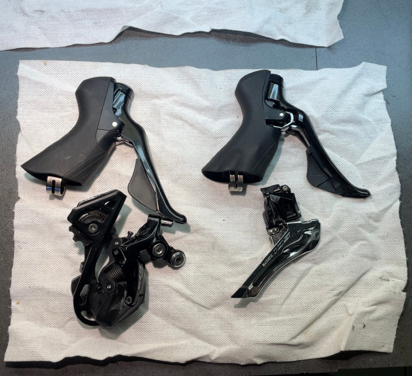 Shimano 105 nieuwe onderdelen, Enlèvement