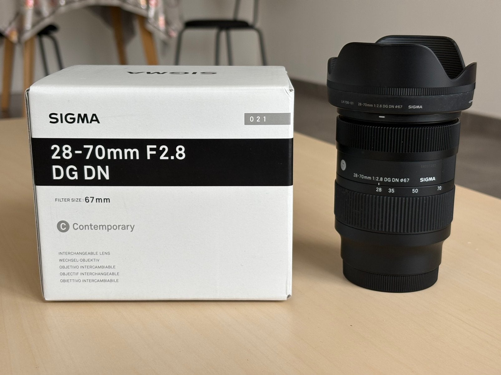 Sigma 28-70mm f/2.8 DG DN Contemporary – Sony E-mount, Audio, Tv en Foto, Ophalen, Sony E-mount, Gebruikt, Sigma