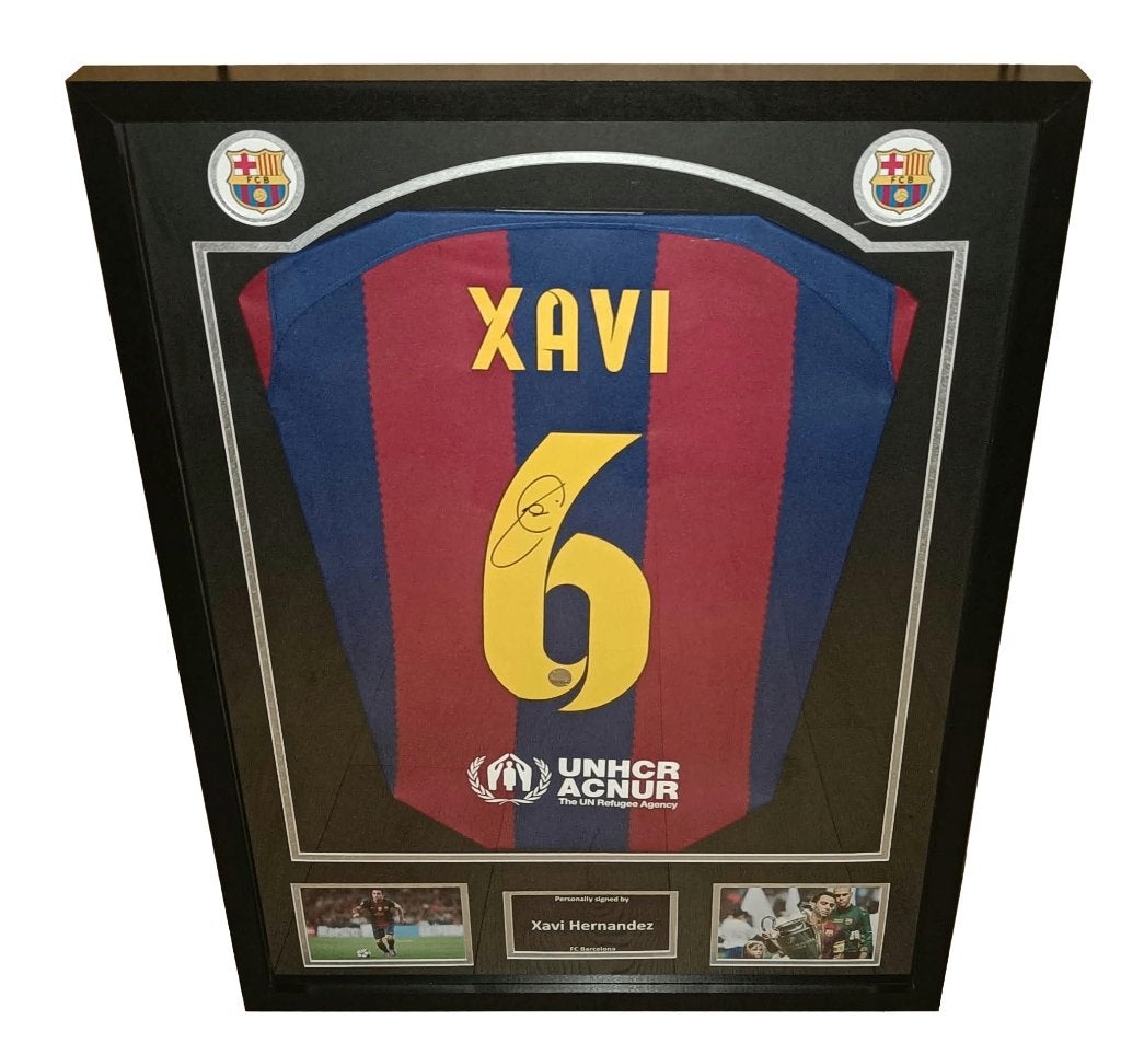 Gesigneerd shirt Xavi - Barcelona - met certificaat, Verzamelen, Verzenden, Nieuw, Shirt