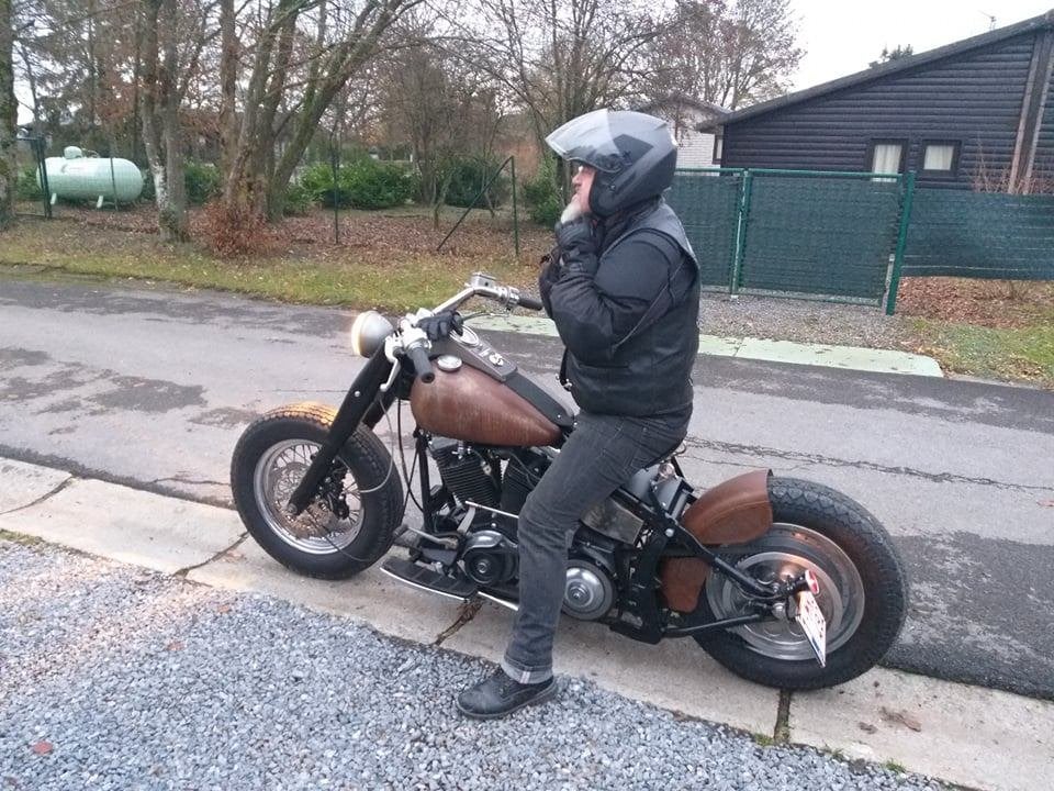 HD softail  bobber evo 1340  (1987) échange vw cox, Occasion, Plus de 35 kW, 2 cylindres, Manuelle