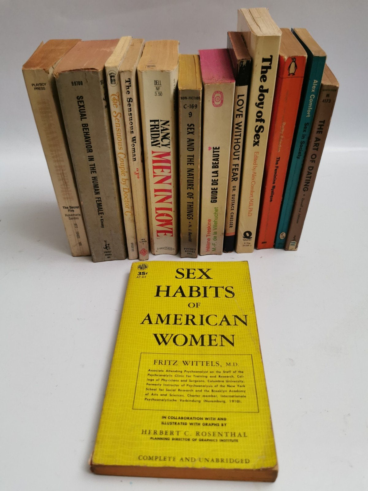 13 boeken seksuologie jaren 50-70 [Frans van Mechelen], Ophalen of Verzenden