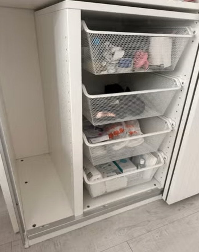 IKEA PAX KOMPLEMENT VERDELER BASISELEMENT WIT 75-100 x 35cm, Ophalen, Zo goed als nieuw