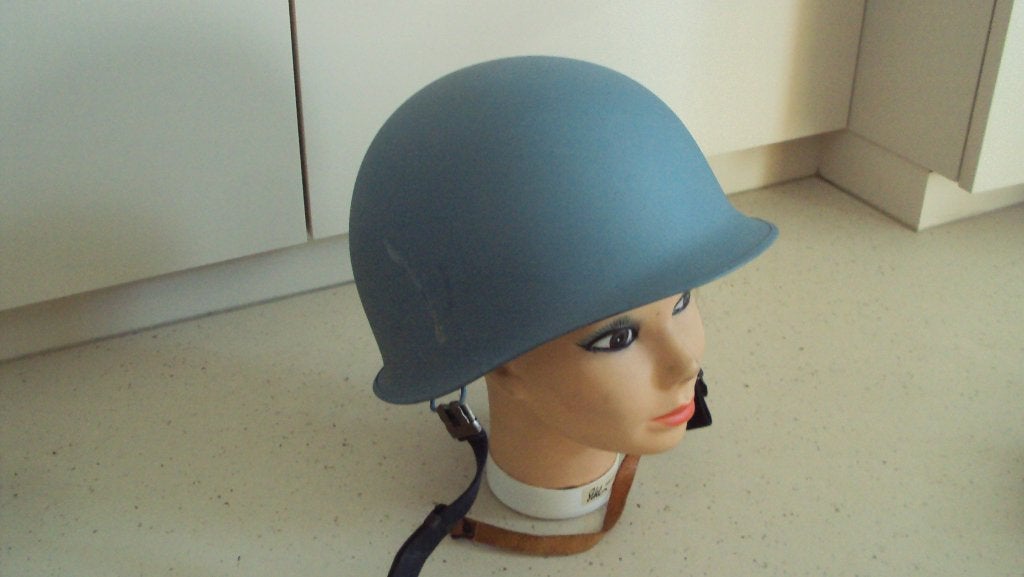 ABL helm met netje luchtmacht, Verzamelen, Militaria | Algemeen, Ophalen of Verzenden, Luchtmacht
