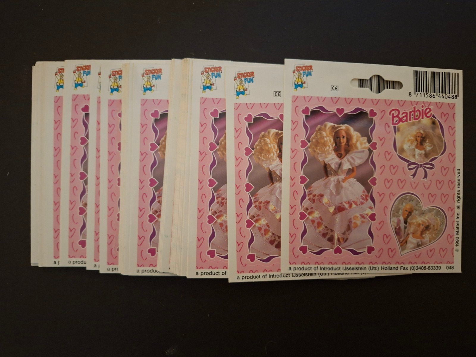 Sticker Barbie Mattel 1993, Ophalen of Verzenden, Nieuw, Merk