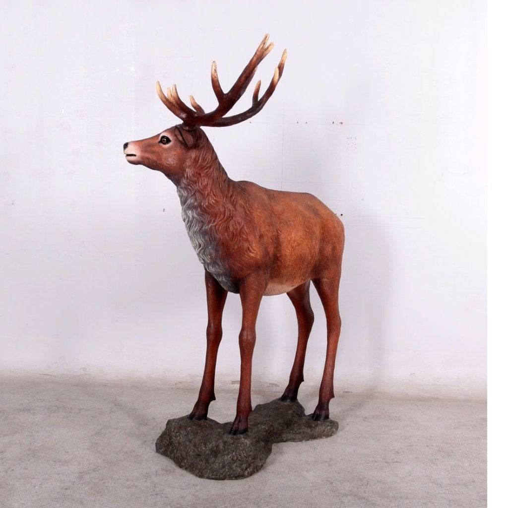 Statue majestueuse de cerf rouge — renne Hauteur 219 cm, Enlèvement, Neuf