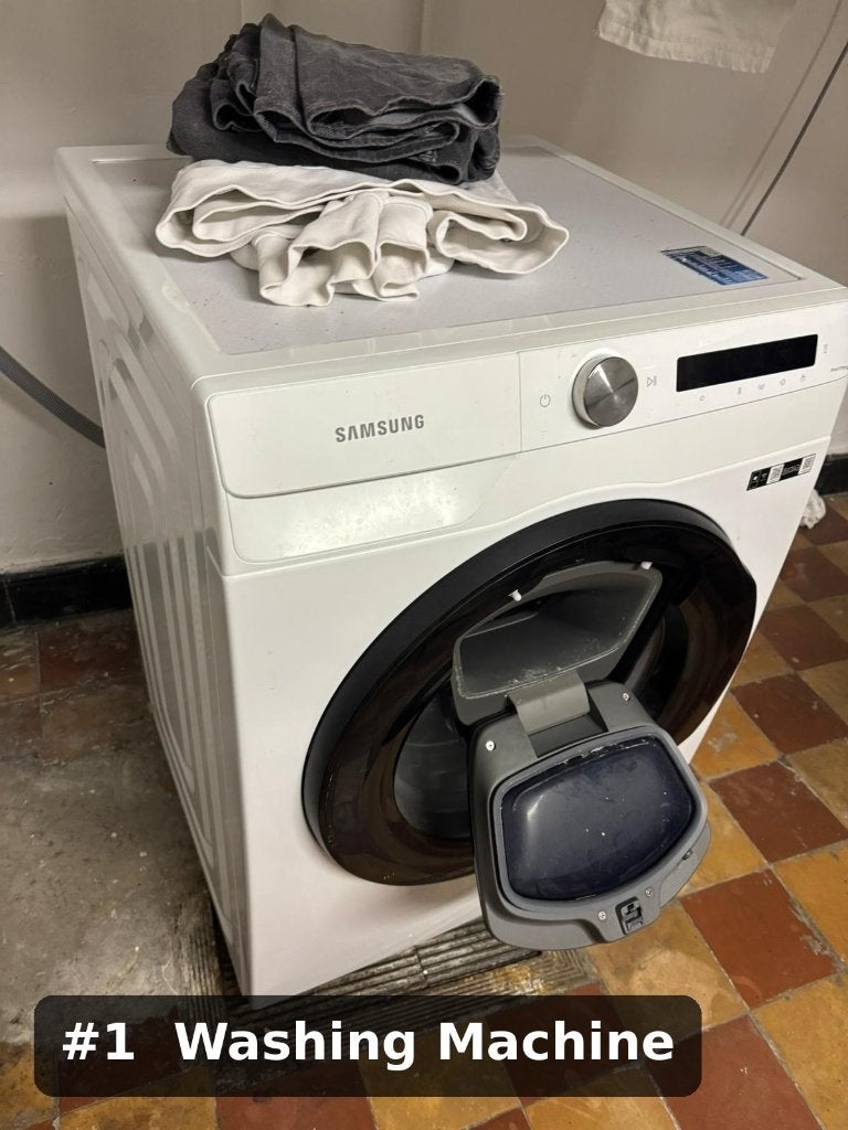 SAMSUNG - Washing machine, 8 à 10 kg, Enlèvement, Comme neuf, Chargeur frontal