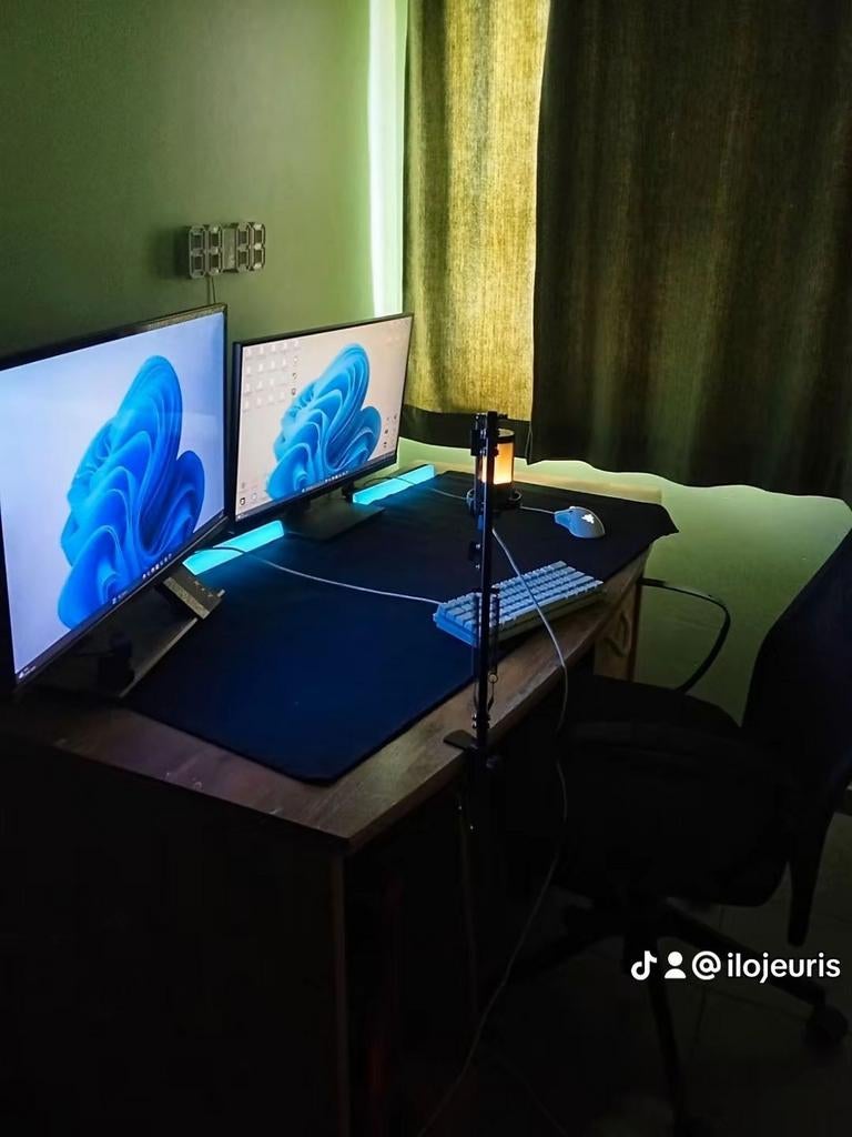 Gaming pc setup met bureau alles er bij, Enlèvement, Gaming