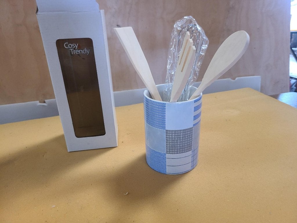 pot met houten lepels, Huis en Inrichting, Ophalen of Verzenden, Nieuw