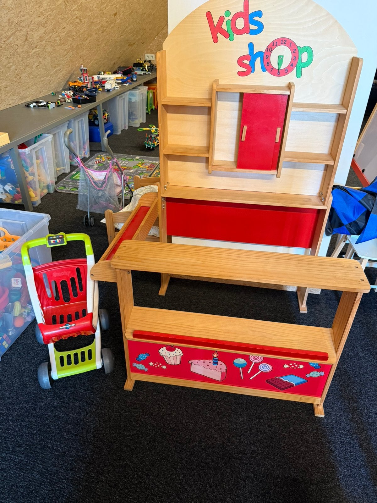 Winkeltje met winkelwagentje, Enlèvement, Comme neuf