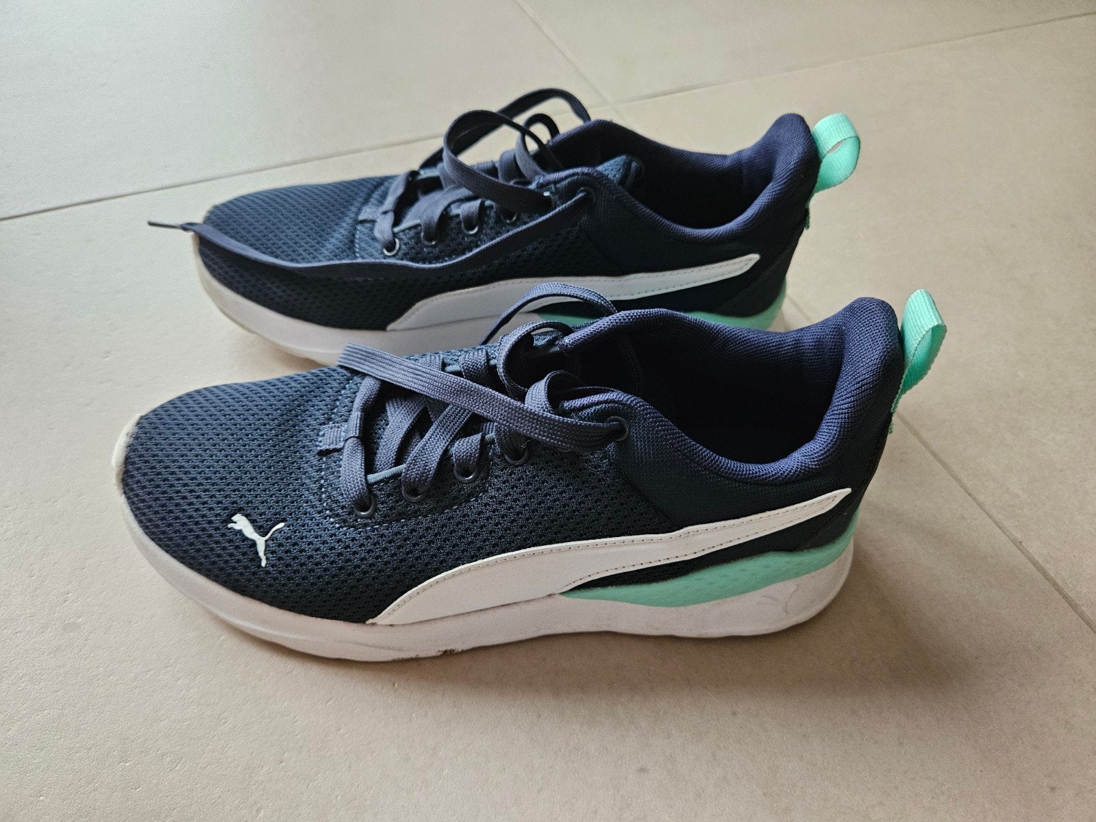 Puma Sneakers / Sportschoenen – Donkerblauw – Maat 38 (Zo go, Kleding | Heren, Ophalen of Verzenden, Sneakers