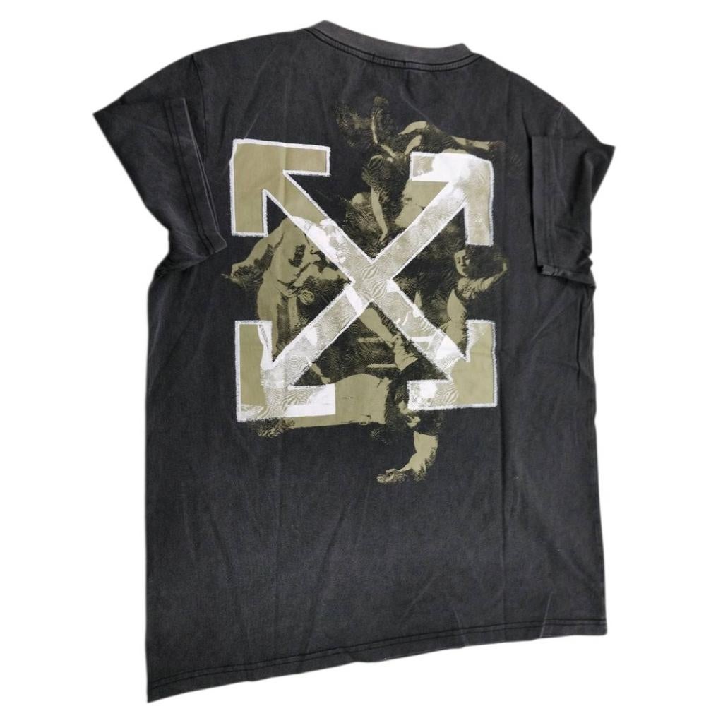 OFF-WHITE Martyrdom Arrow Skate T-Shirt BLACK, Ophalen of Verzenden, Maat 52/54 (L)