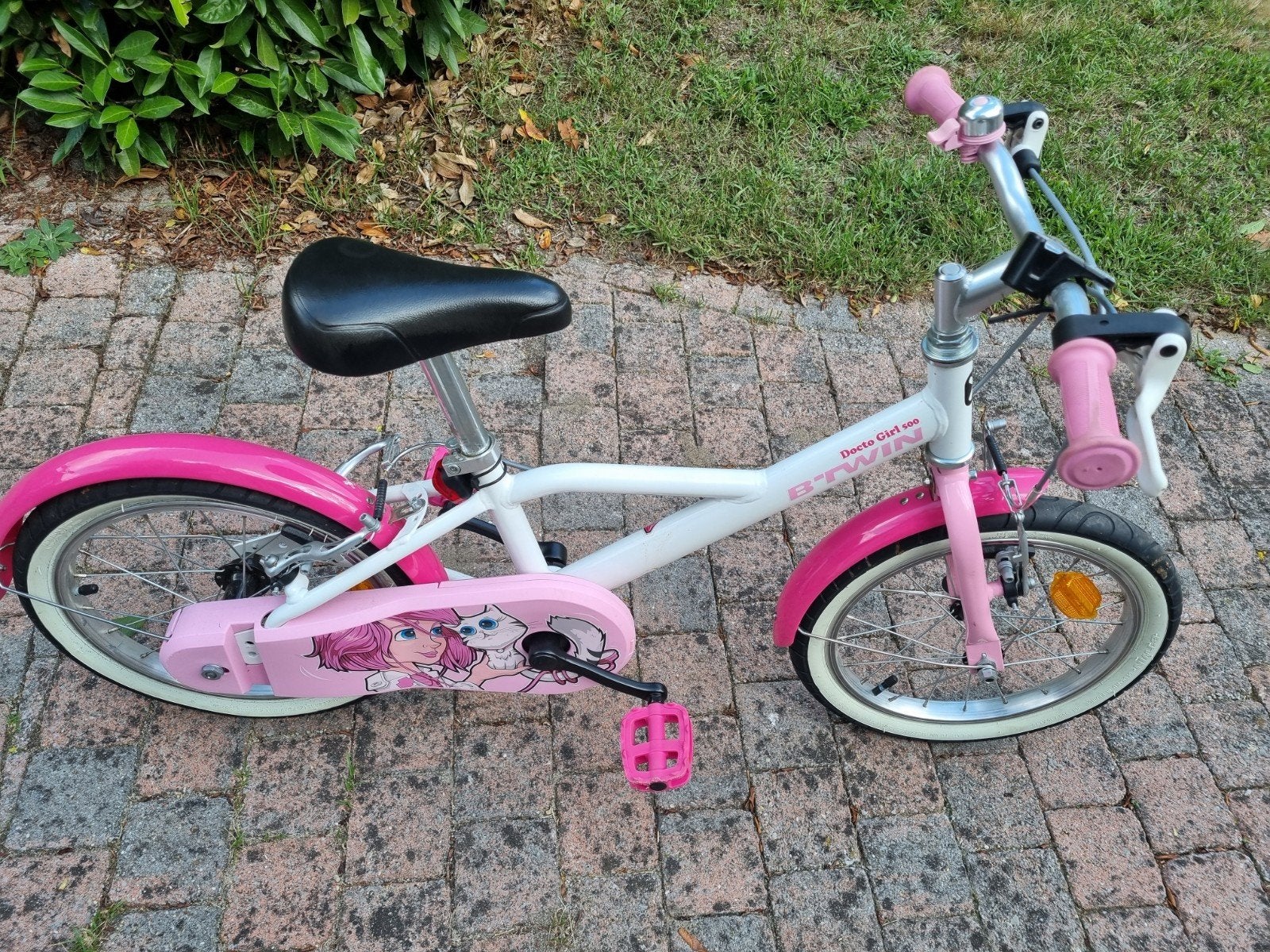 meisjes kinderfietsje, Ophalen, Zo goed als nieuw, Velgrem, Minder dan 16 inch