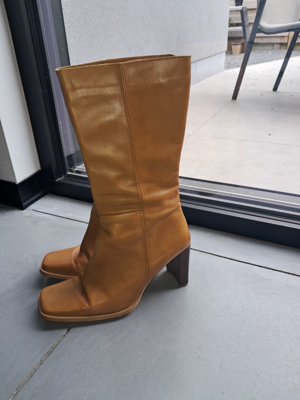 Van Dalen lichtbruine lederen laarzen maat 41, Vêtements | Femmes, Chaussures, Comme neuf, Brun, Enlèvement, Van Dalen