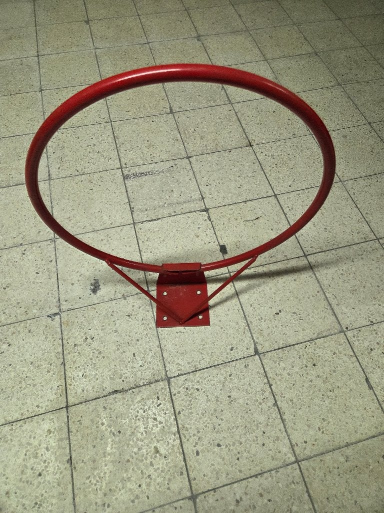Rode basketring, Sport en Fitness, Ophalen, Gebruikt, Ring, Bord of Paal