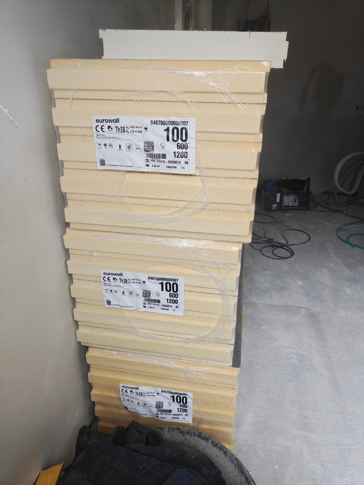3 Pakken recticel 10cm, Bricolage & Construction, Enlèvement, Neuf, Isolation des murs
