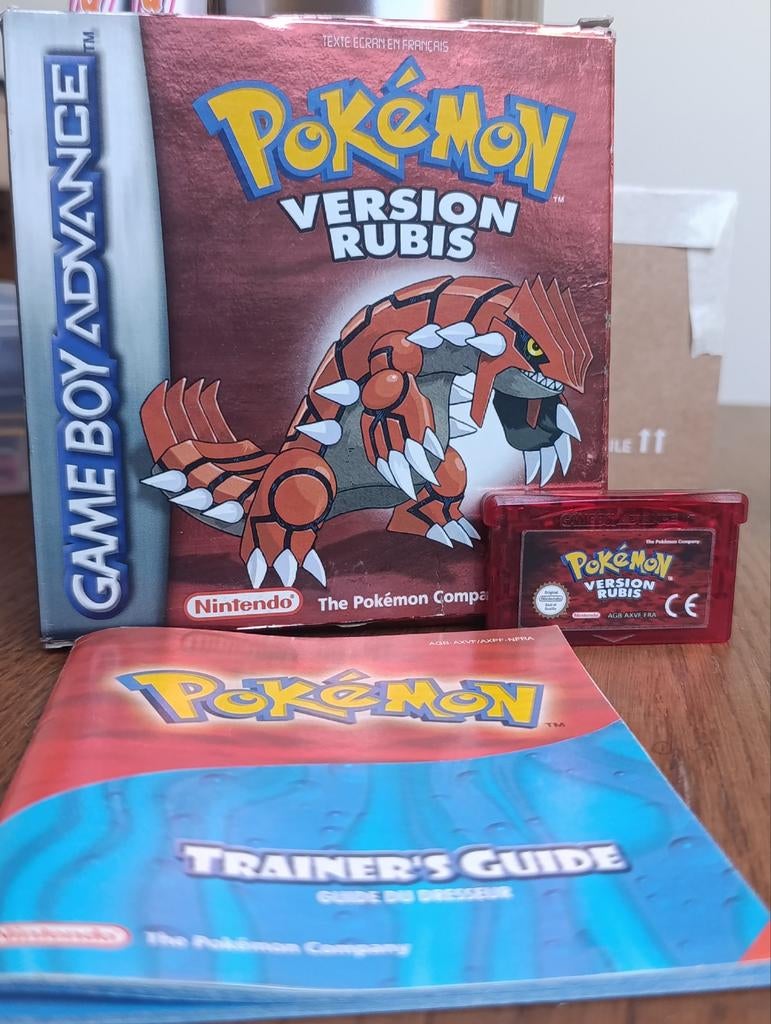 Pokémon rubis authentique boite et jeux, Enlèvement ou Envoi
