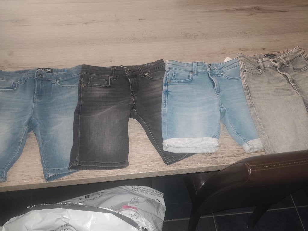 4 korte jeans, Kinderen en Baby's, Kinderkleding | Overige, Ophalen of Verzenden, Zo goed als nieuw, Cars Jeans, Jongen