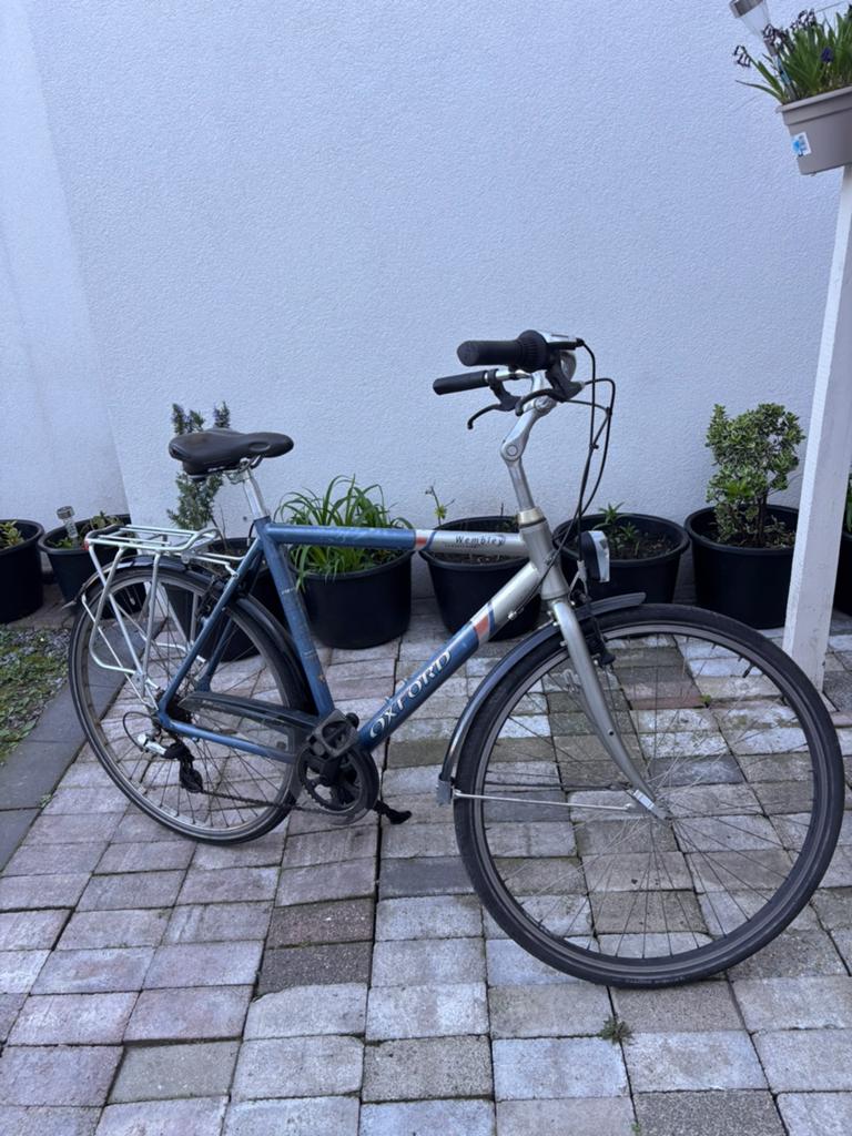Oxford herenfiets, Fietsen en Brommers, Velgrem, Versnellingen, 49 tot 53 cm, Zo goed als nieuw
