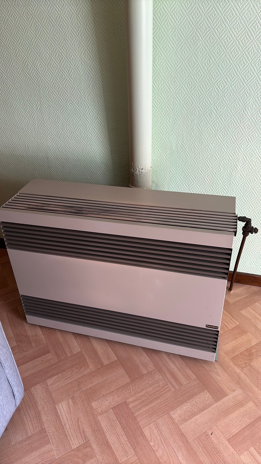 Flandria gaz convector darker beige, Bricolage & Construction, Enlèvement, Comme neuf