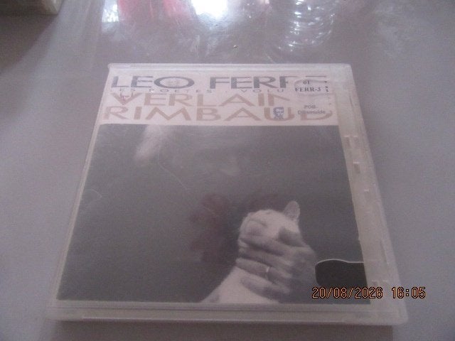 CD LEO FERRER/Verlaine, Rimbaud, Cd's en Dvd's, Cd's | Franstalig, Ophalen of Verzenden, Nieuw in verpakking, Chanson