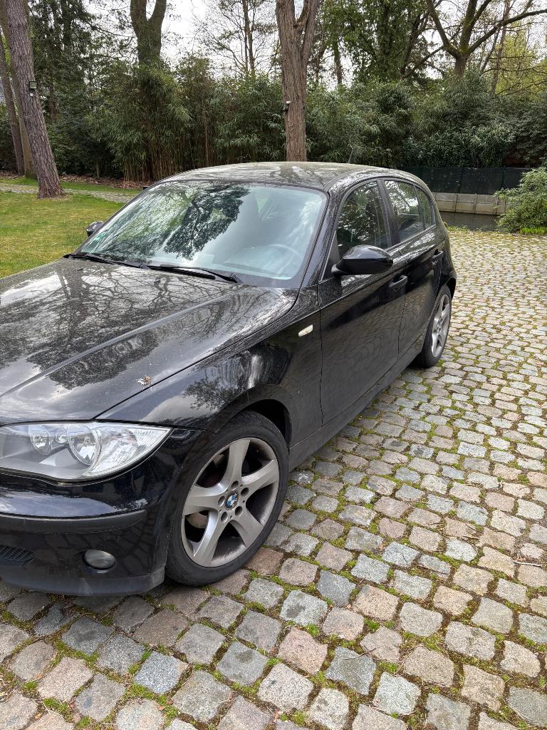Bmw 116, Auto's, Zwart, Handgeschakeld, Grijs, Particulier