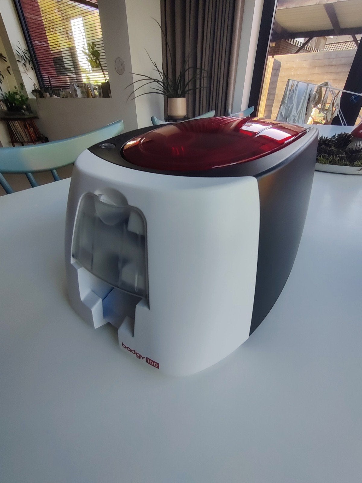 Evolis Badgy 100 kaartprinter, Computers en Software, Kleur printen, Printer, Ophalen of Verzenden, Zo goed als nieuw