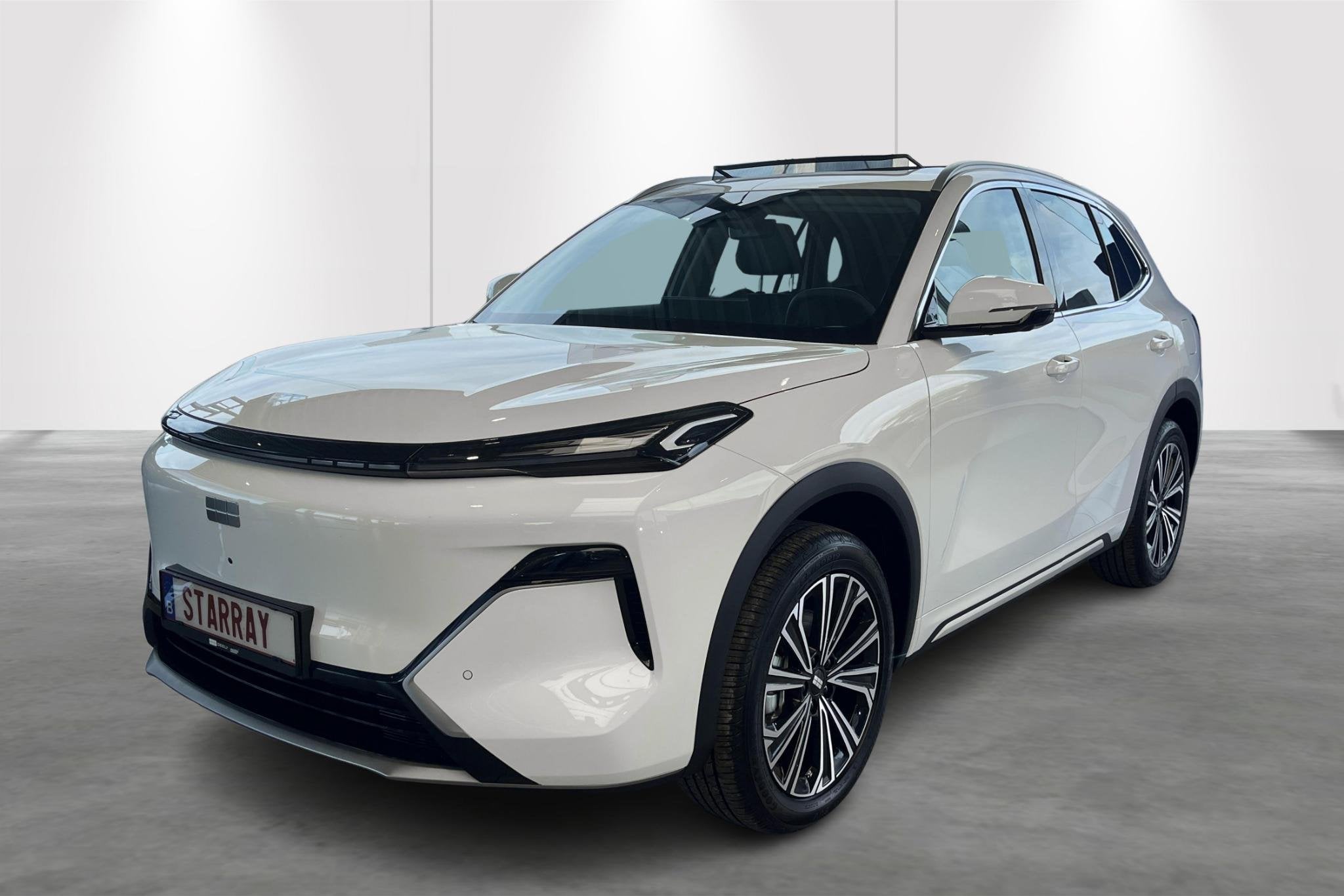 GEELY Starray EM-I 1.5 EM-i PHEV Max+ 29,8kWh 8 JAAR of 200., Auto's, Overige Auto's, Lane Keeping Assist, Stof, 4 cilinders, Wit