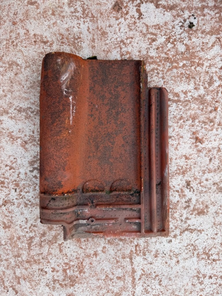 1500 Pottelberg Courtrai dakpannen + nok- en hoekpannen, Pierre ou Argile, Enlèvement, Utilisé, Rouge