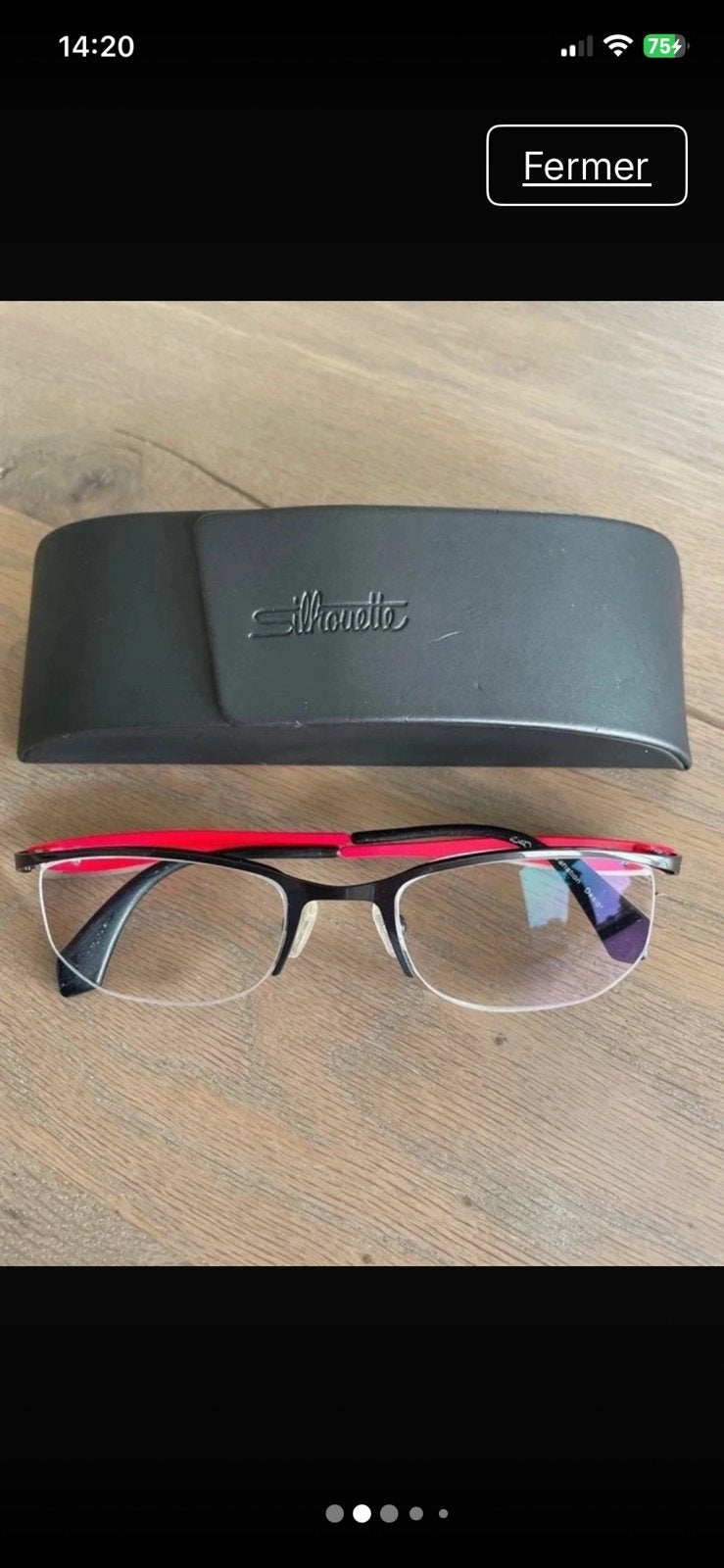 Frame van het merk, Handtassen en Accessoires, Gebruikt, Zwart, Bril, Ophalen