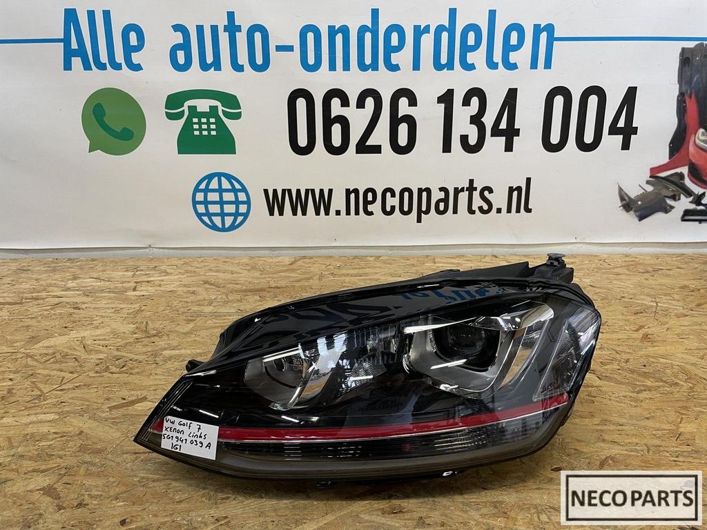 VW GOLF 7 GTI XENON KOPLAMP LINKS ORIGINEEL 5G1941039A, Auto-onderdelen, Verlichting