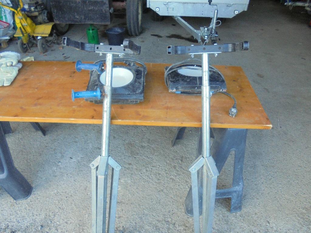spots de chantier, Doe-het-zelf en Bouw, Bouwverlichting, Ophalen, Gebruikt, 200 tot 500 watt, Lamp