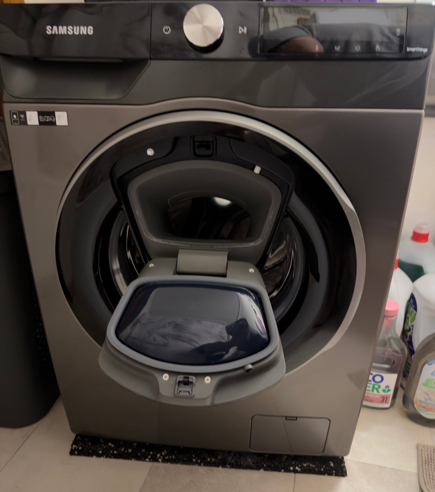Wasmachine Samsung, Elektronische apparatuur, Wasmachines, Ophalen, 1200 tot 1600 toeren, Gebruikt, 8 tot 10 kg