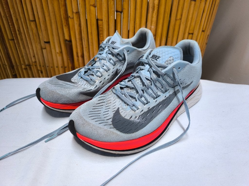 Nike Zoom Fly hardloopschoenen maat 43/9,5 blauw, Gebruikt, Ophalen of Verzenden, Hardlopen, Hardloopschoenen