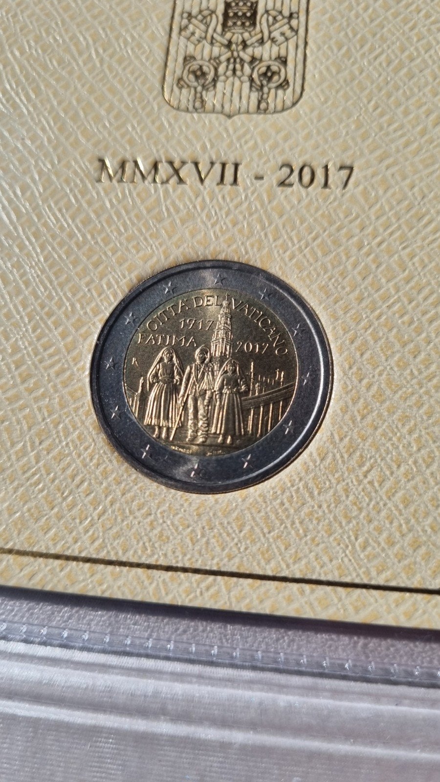 verschijning Fatima, Ophalen, Vaticaanstad, 2 euro, Losse munt
